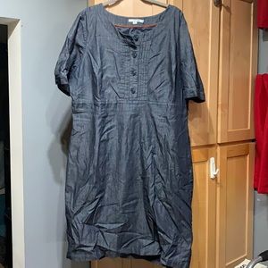 Boden dark denim dress
